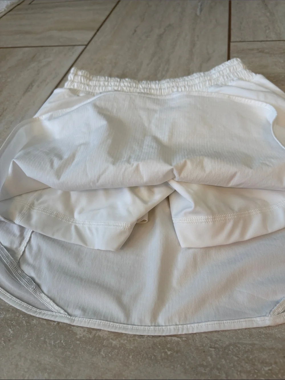 Lululemon Hotty Hot High-Rise Skirt Long White Women's 4 Tennis Running - Picture 14 of 14